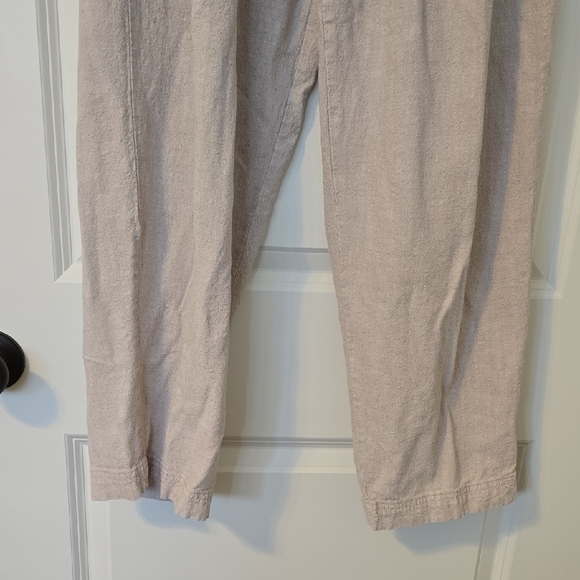 Free People Calla Pleated Trousers Linen Blend High Waist. Size 0 - Picture 5 of 15